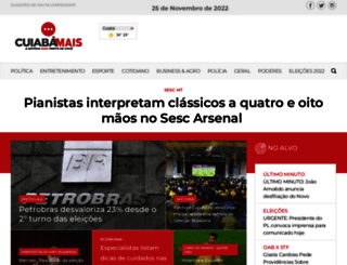 cuiabamais.com.br screenshot