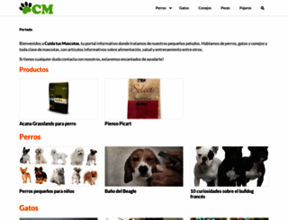 cuidatusmascotas.com screenshot