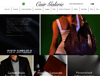 cuirgalerie.com screenshot
