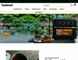 cuisinart.co.uk screenshot