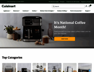 cuisinart.com screenshot