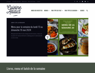 cuisine-addict.com screenshot