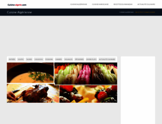 cuisine-algerie.com screenshot