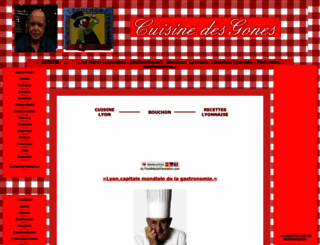 cuisine-des-gones.com screenshot