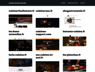 cuisine-et-decouvertes.fr screenshot