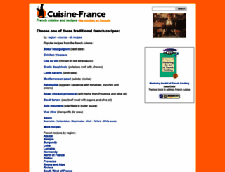 cuisine-france.com screenshot