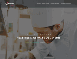 cuisine-malice.com screenshot