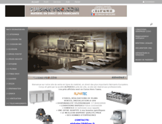 cuisine-pro.com screenshot