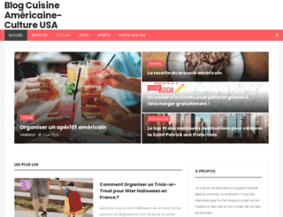 cuisineamericaine-cultureusa.com screenshot