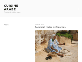 cuisinearabe.com screenshot