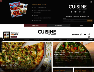 cuisineathome.com screenshot