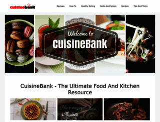 cuisinebank.com screenshot