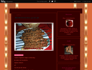 cuisinebouchra.over-blog.com screenshot