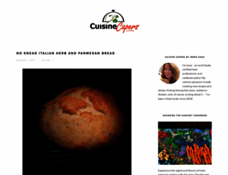 cuisinecapers.com screenshot