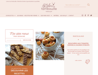 cuisinelolo.fr screenshot