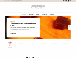 cuisinemetissage.blogspot.com screenshot