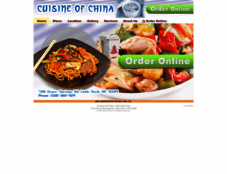 cuisineofchinalittlerock.com screenshot