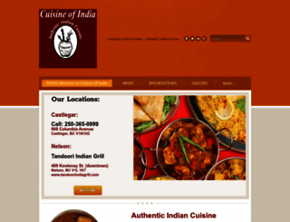 cuisineofindia.ca screenshot