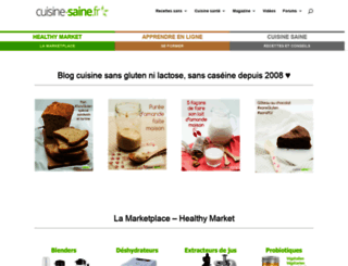 cuisinesaine.fr screenshot