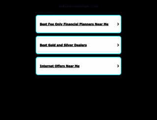 cukurcumatimes.com screenshot