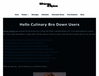 culinarybrodown.com screenshot