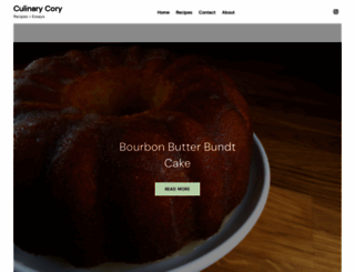 culinarycory.com screenshot