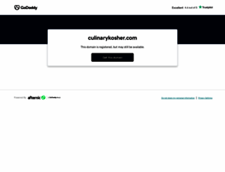 culinarykosher.com screenshot