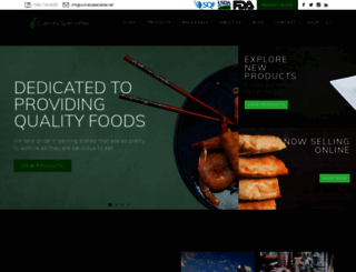 culinaryspecialties.net screenshot
