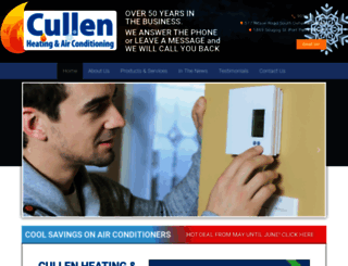 cullenheatingandair.com screenshot