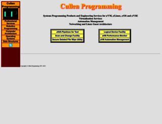 cullenprogramming.homelinux.com screenshot