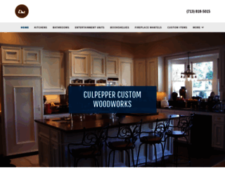 culpeppercustomwoodworks.com screenshot