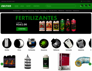 cultivagrowshop.com.br screenshot