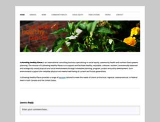 cultivatinghealthyplaces.com screenshot