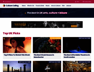 culturecalling.com screenshot