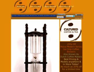 culturedcoffeeandtea.com screenshot