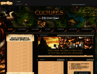 cultures-online.gamigo.de screenshot