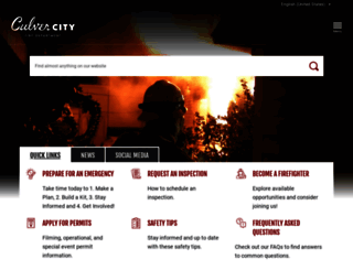 culvercityfd.org screenshot