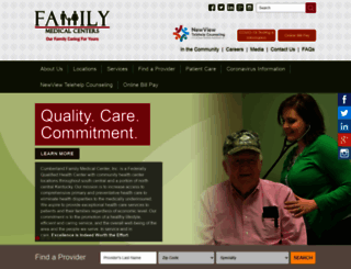 cumberlandfamilymedical.com screenshot