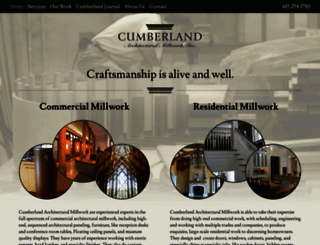 cumberlandmillwork.com screenshot