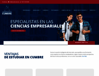 cumbre.edu.bo screenshot