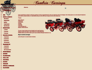 cumbria-carriages.co.uk screenshot