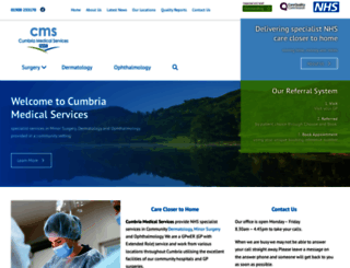 cumbriamedicalservices.co.uk screenshot