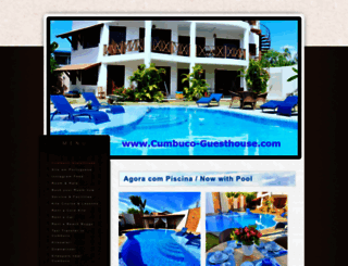 cumbuco-guesthouse.com screenshot