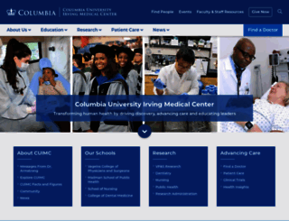 cumc.columbia.edu screenshot