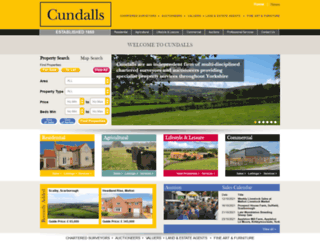 cundalls.co.uk screenshot