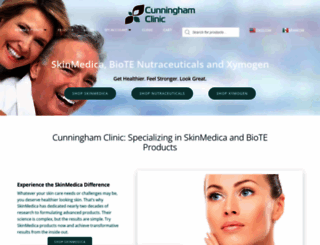 cunninghamclinicstore.com screenshot