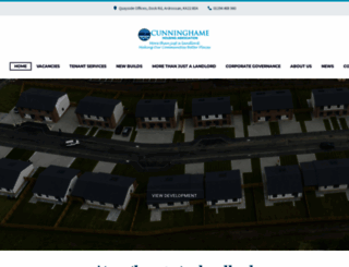 cunninghame-housing.org screenshot