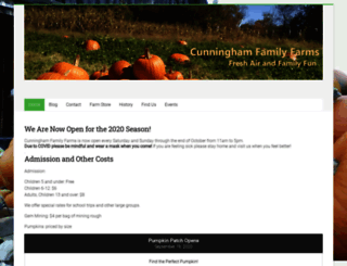 cunninghamfamilyfarms.com screenshot
