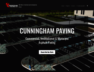 cunninghampaving.com screenshot
