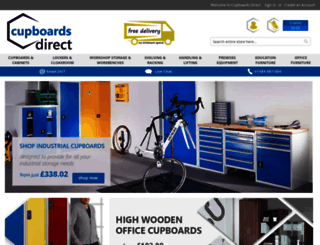 cupboardsdirect.co.uk screenshot